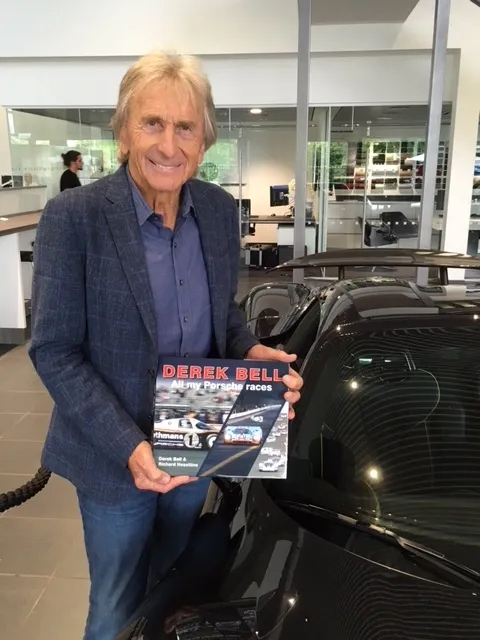Derek Bell Book signings at Oldtimer Grand Prix, Nürburgring