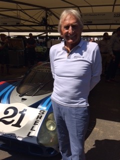 Derek Bell Goodwood Festival of Speed with the Porsche 917 Longtail