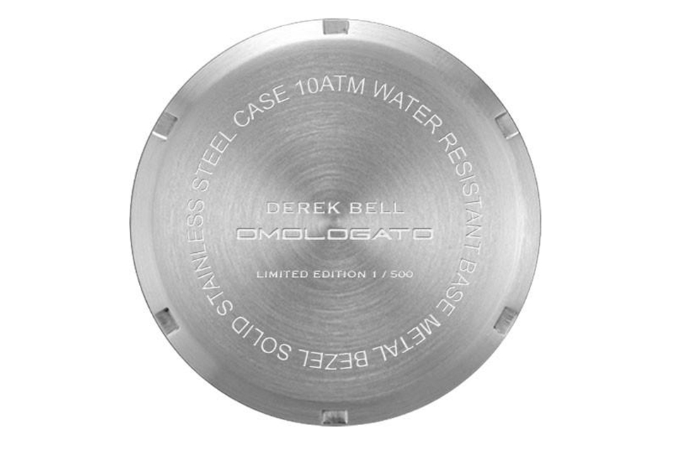 derek bell chronograph watch rear derek bell chronograph watch rear